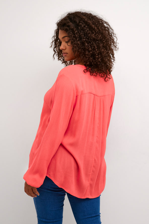 KAFFE CURVE Tunic Blouse