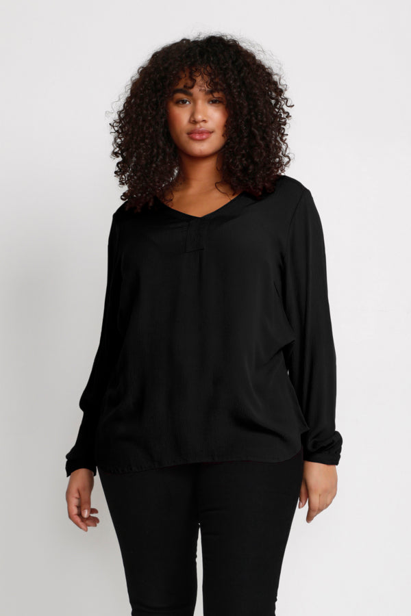 KAFFE CURVE Tunic Blouse