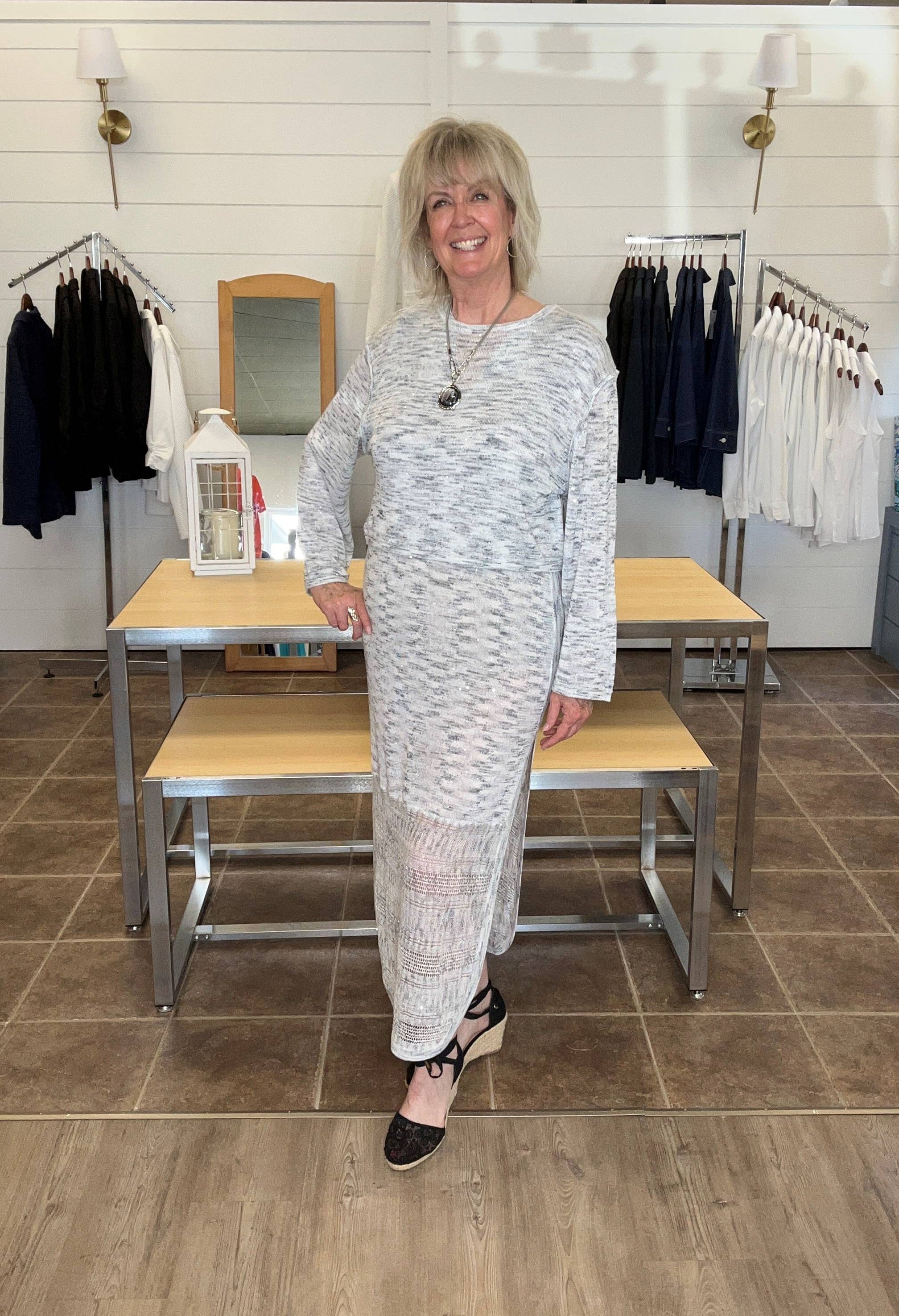 NOT SHY Lesia Long Dress