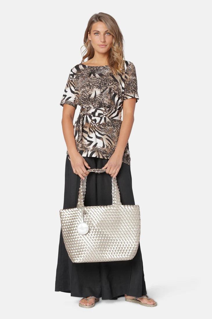ILSE JACOBSEN Reversible Woven Tote