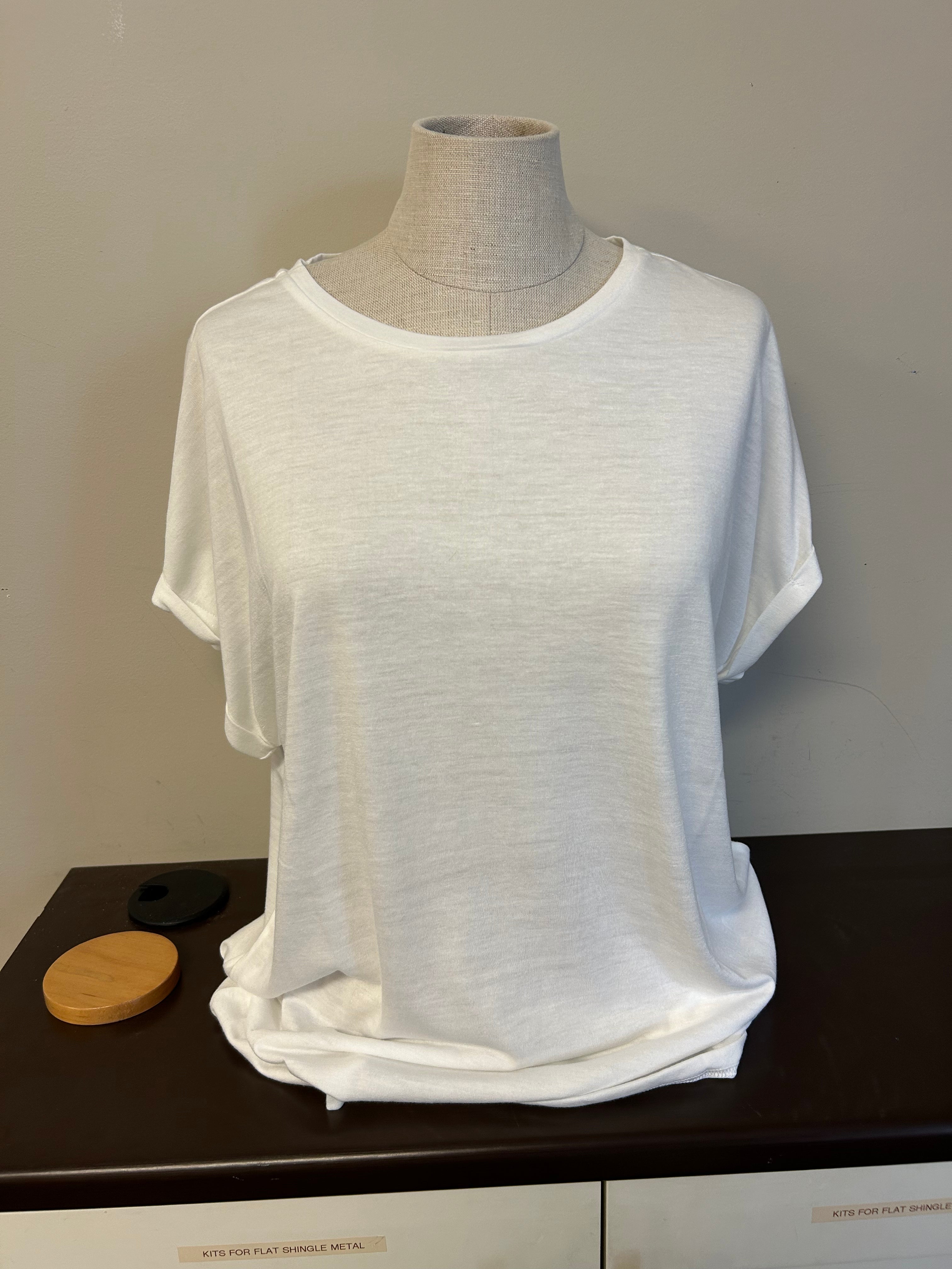 FRANSA Soft White T-Shirt