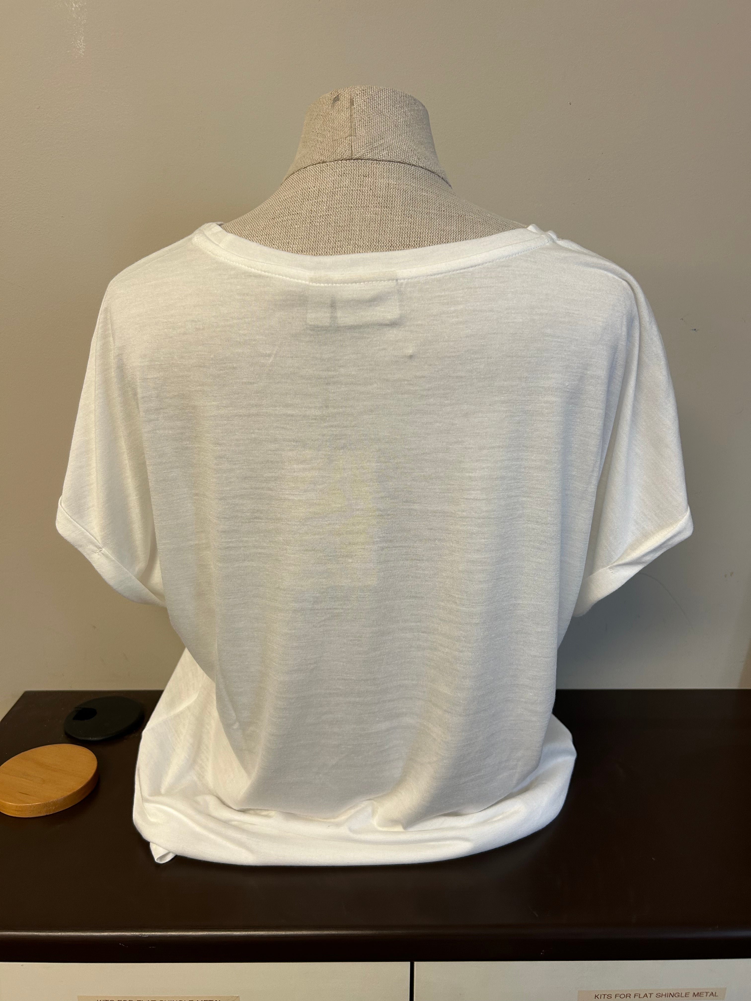 FRANSA Soft White T-Shirt