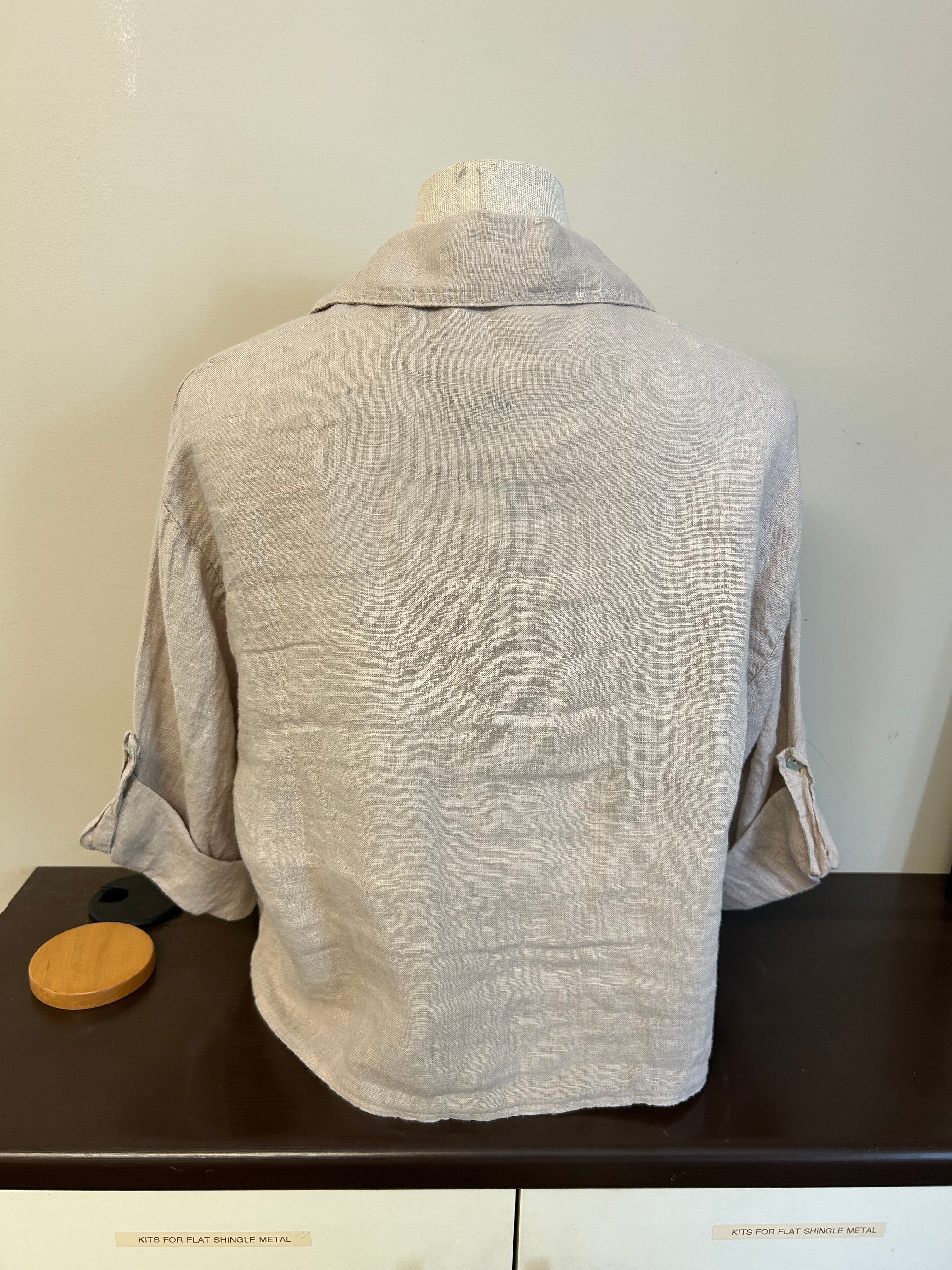 FEMME FATALE Linen Jacket