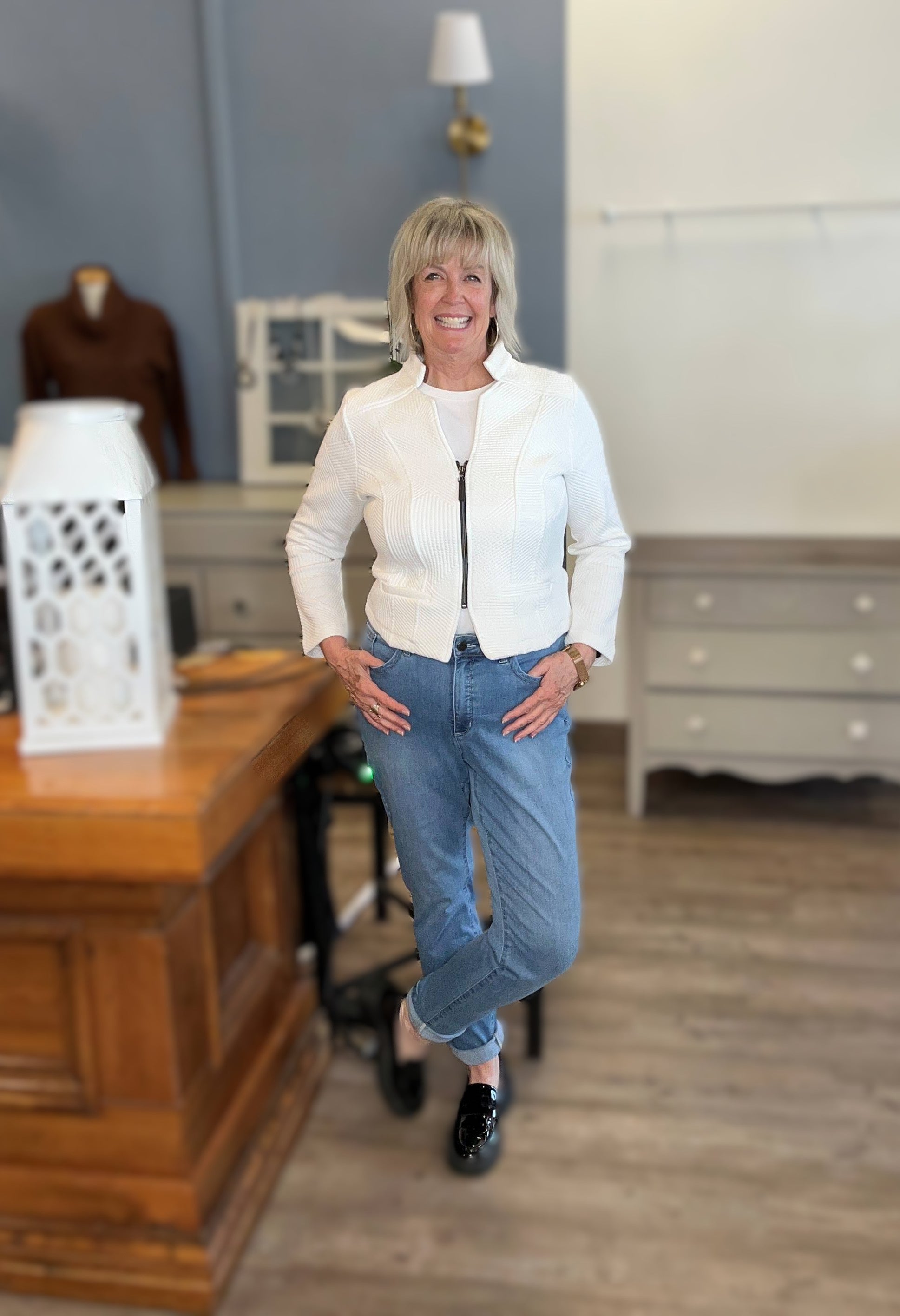 DOLCEZZA Zippered Jacket