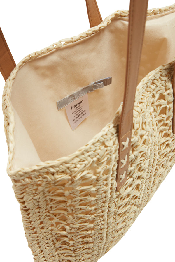 FRANSA Straw Tote