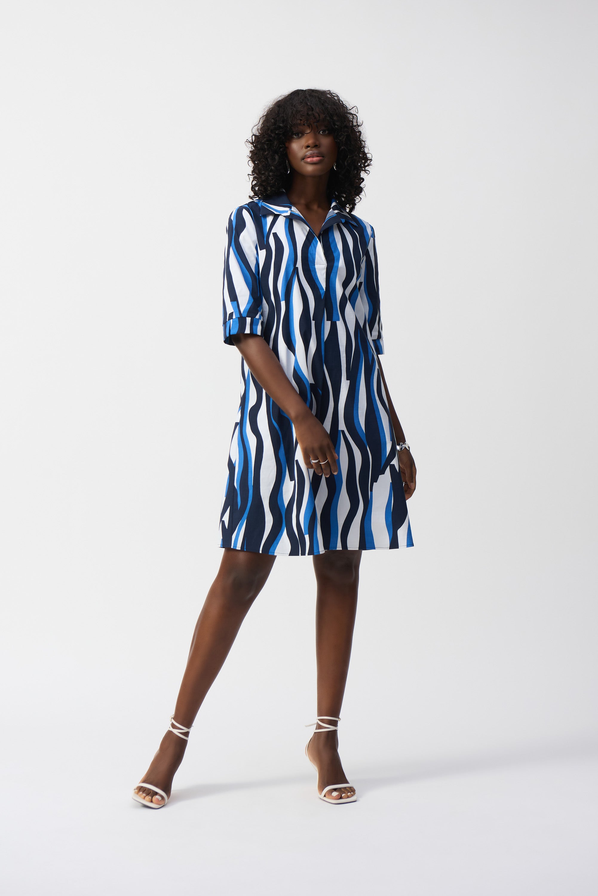 JOSEPH RIBKOFF Trapeze Shirt Dress