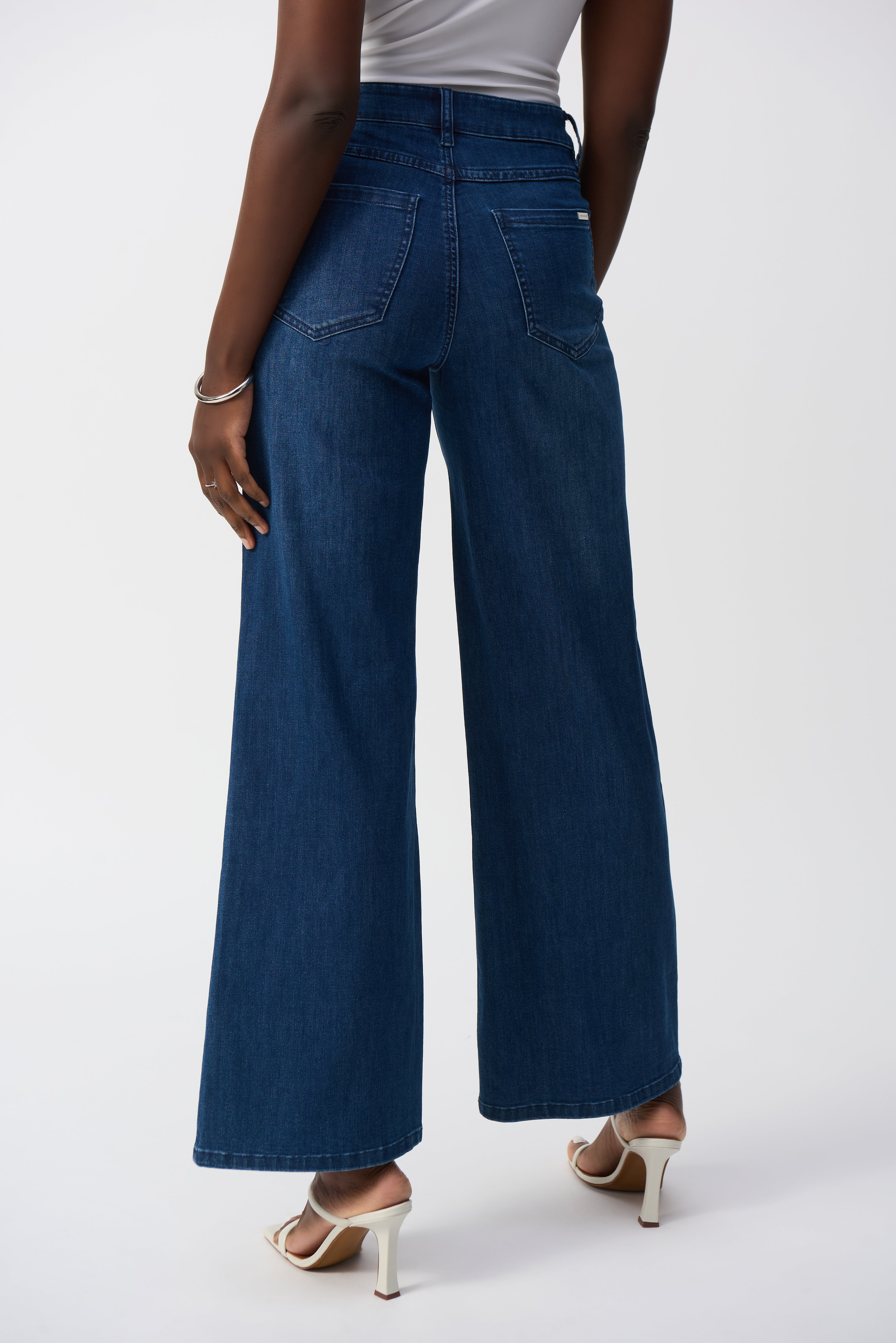 JOSEPH RIBKOFF Wide Leg Denim