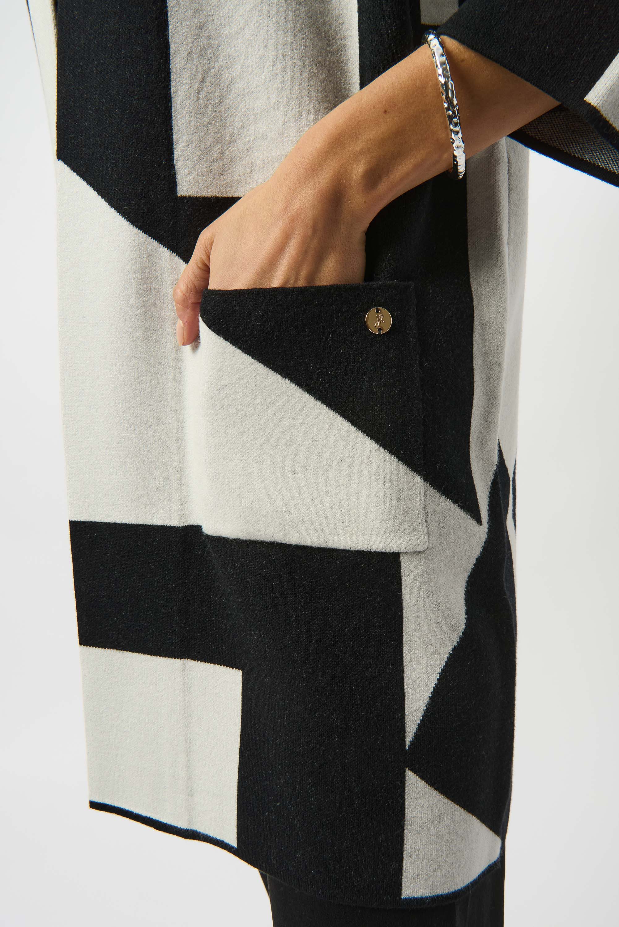JOSEPH RIBKOFF Colour Block Cardigan
