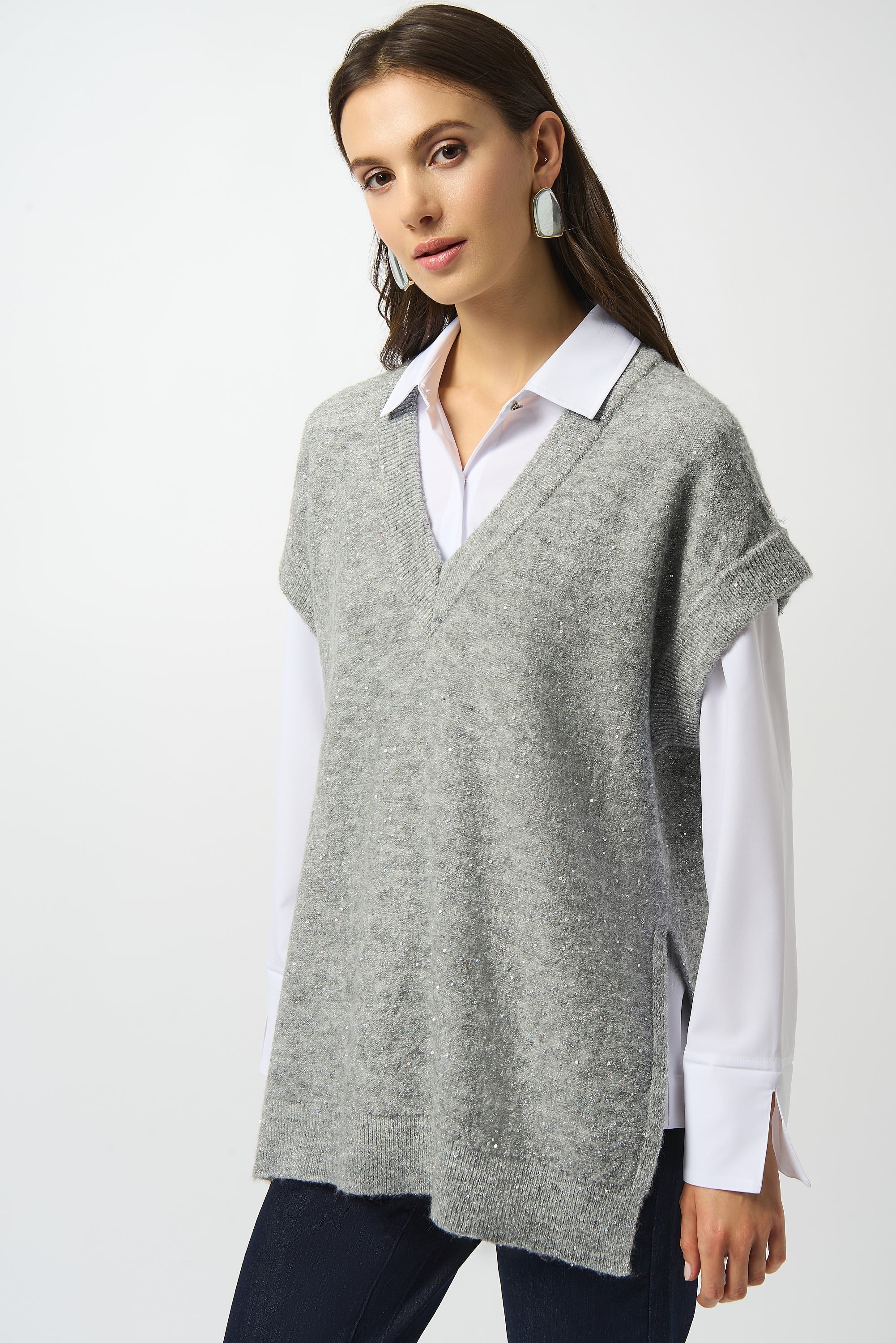 JOSEPH RIBKOFF Tunic Vest