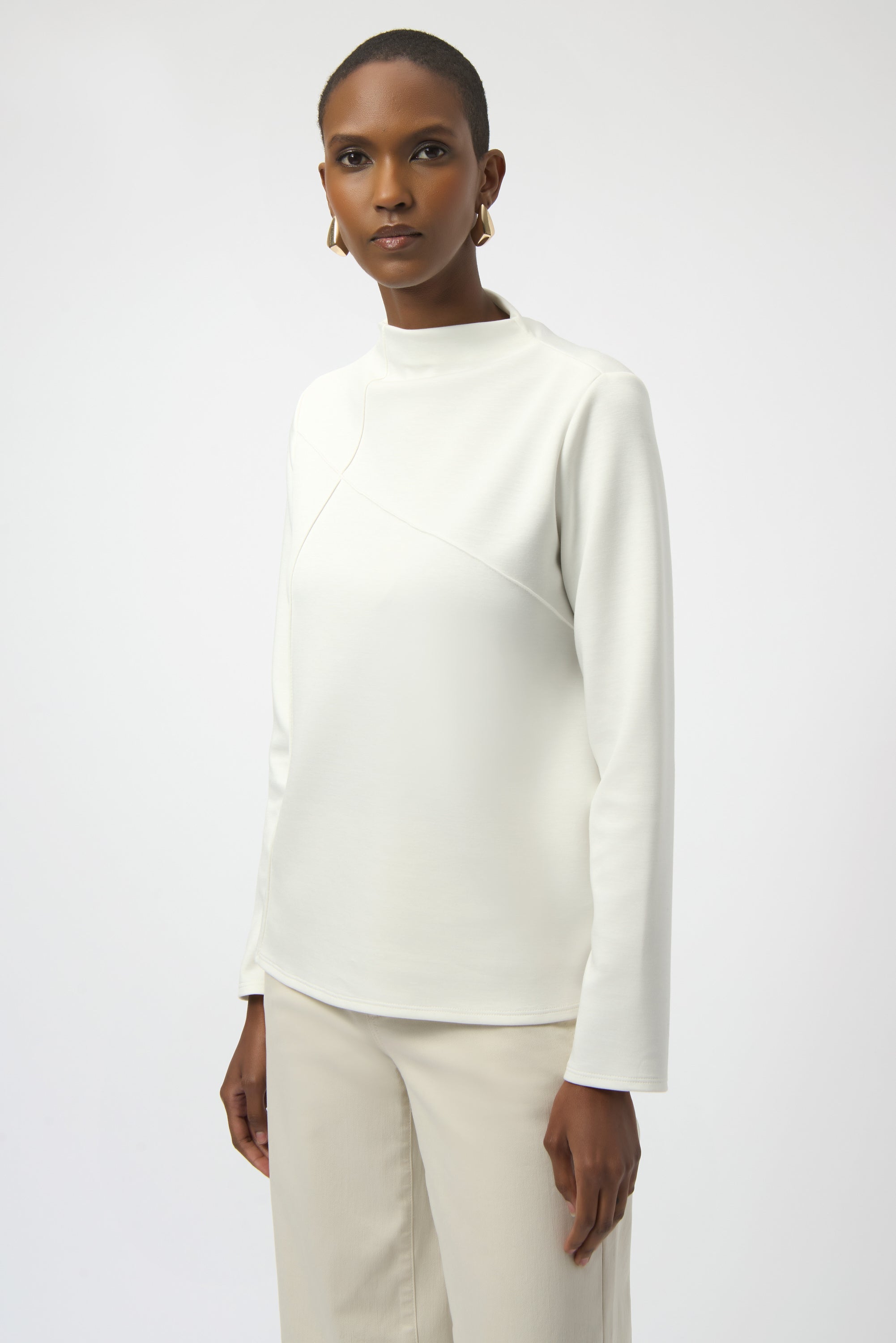 JOSEPH RIBKOFF Scuba Jersey Top