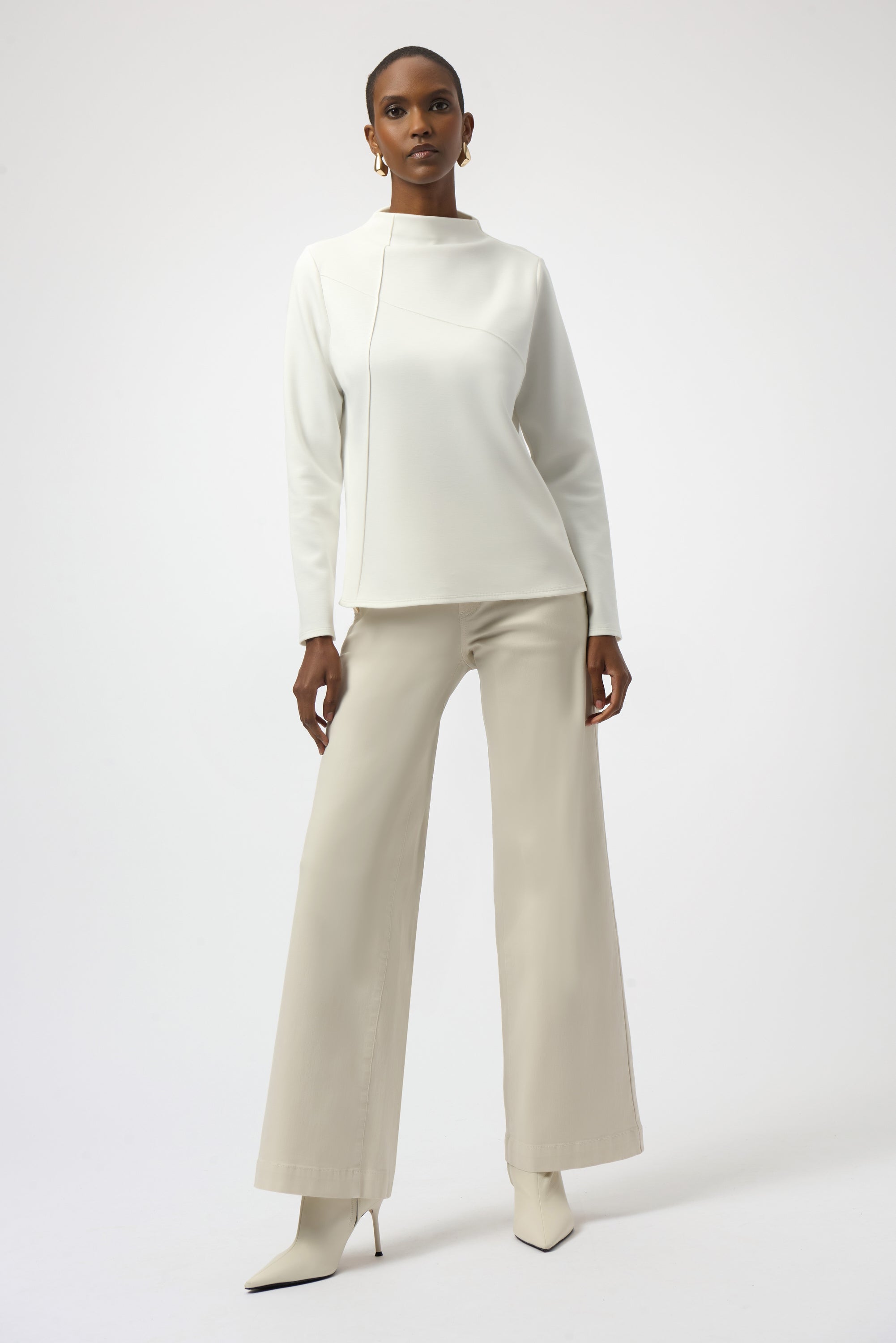 JOSEPH RIBKOFF Scuba Jersey Top