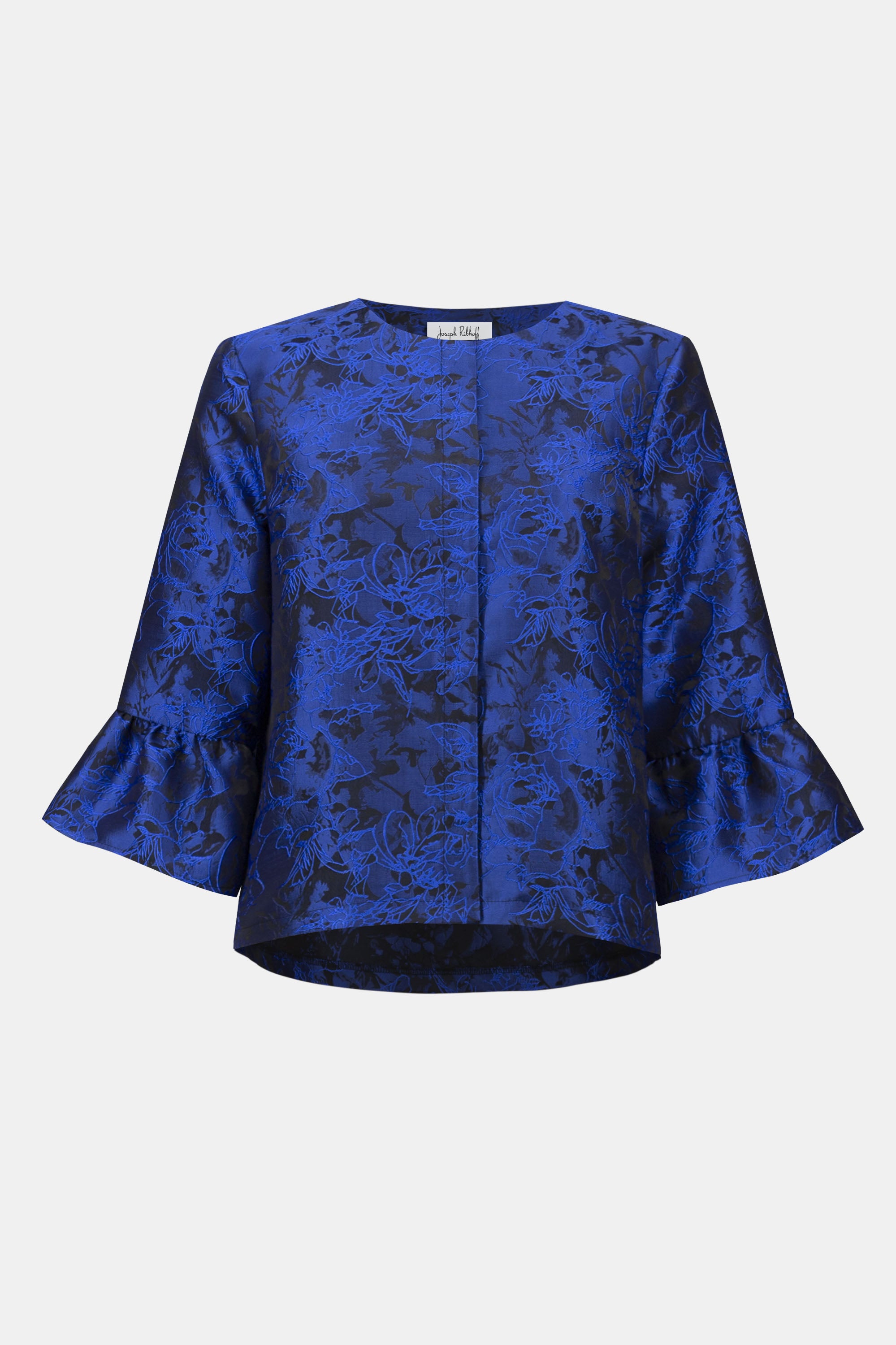 JOSEPH RIBKOFF Floral Jacquard Jacket