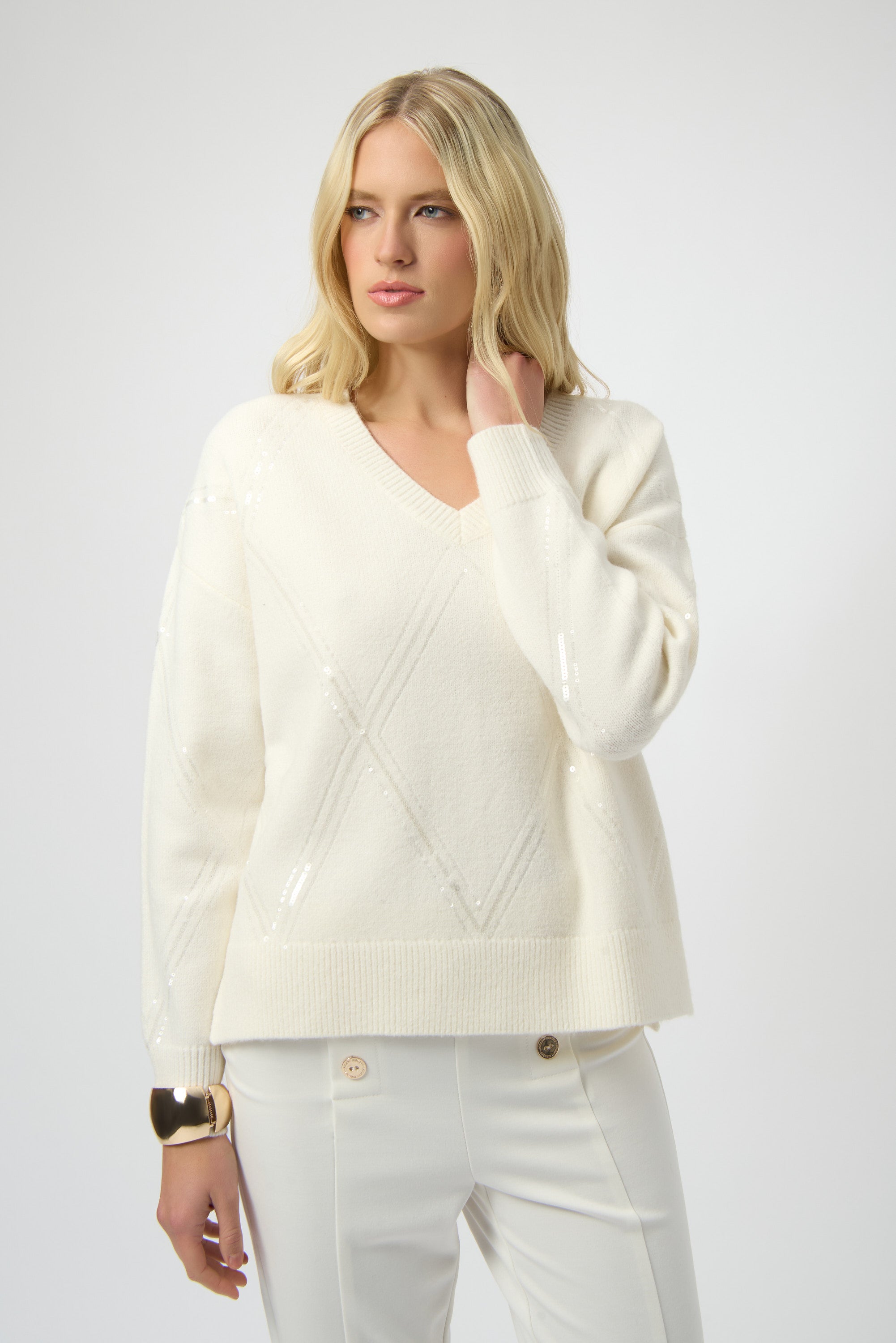 JOSEPH RIBKOFF V-Neck Sweater