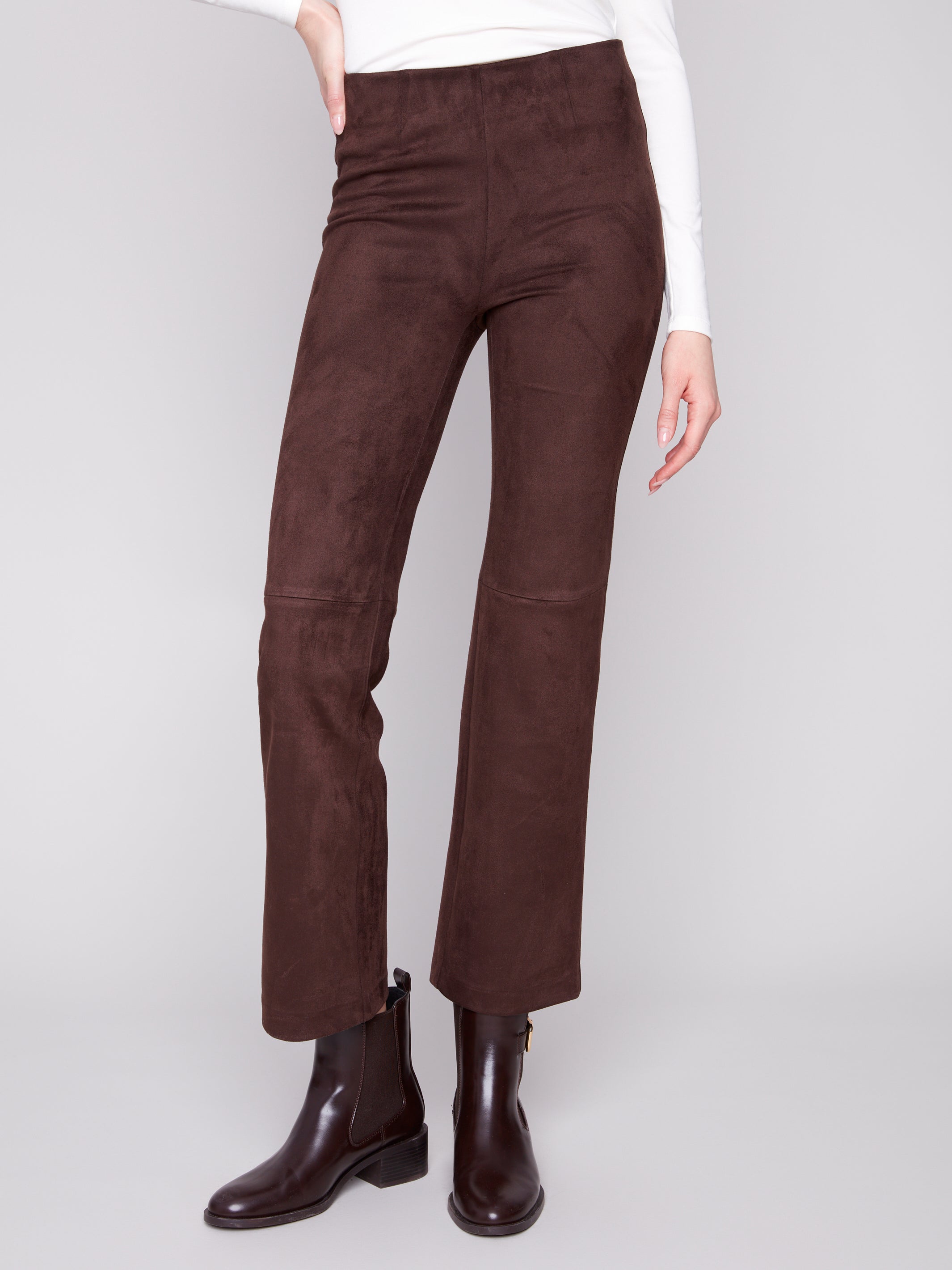 CHARLIE B Faux Suede Pants