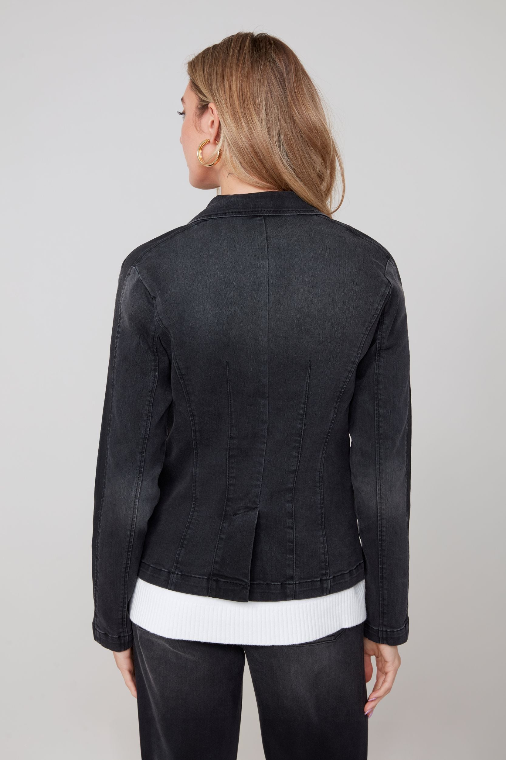 RENUAR Charcoal Denim Blazer