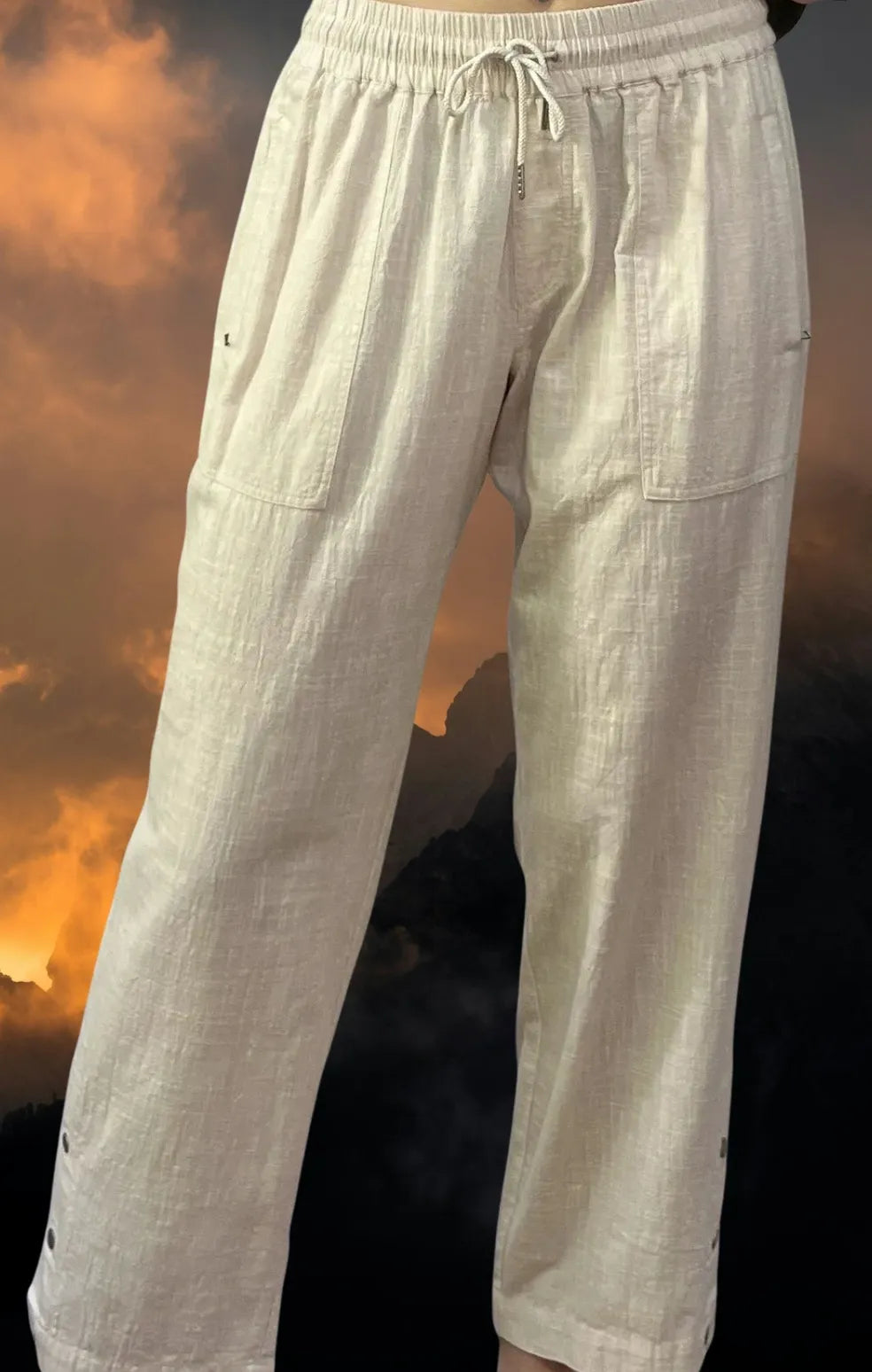 Ezze Wear Sandwalker Pant – breathable cotton quiet luxury pant designed in Canada”
