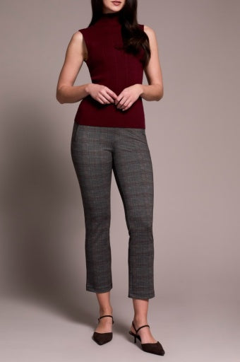 TRIBAL Textured Sleeveless Mock Neck