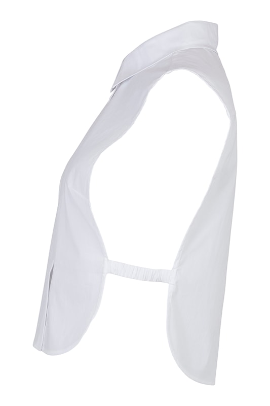 SUNDAY Faux White Collar Top