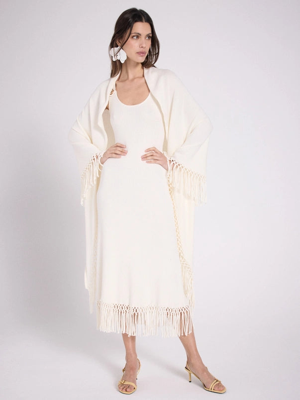 NOT SHY Cotton/Cashmere Cape