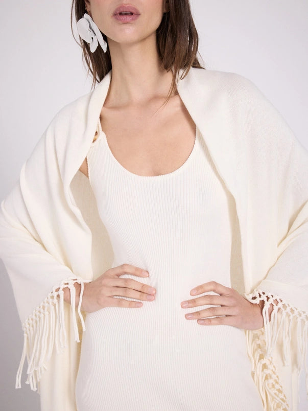 NOT SHY Cotton/Cashmere Cape
