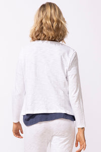 ESCAPE V-Neck Cotton Cardigan