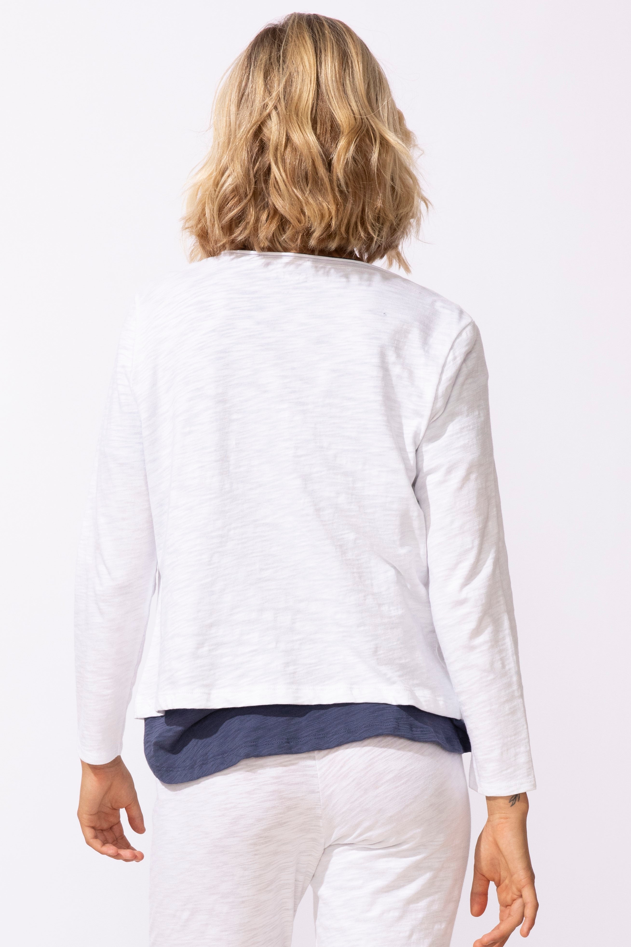 ESCAPE V-Neck Cotton Cardigan
