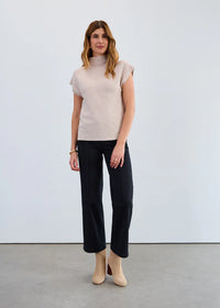 FDJ Cap Sleeve Funnel Neck