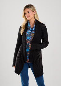 FDJ Long Sleeve Waterfall Cardigan