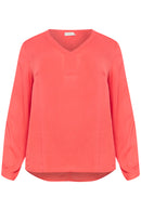 KAFFE CURVE Tunic Blouse