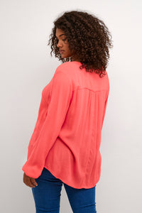 KAFFE CURVE Tunic Blouse
