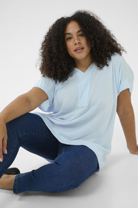 KAFFE CURVE Linen Blouse