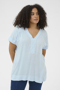 KAFFE CURVE Linen Blouse