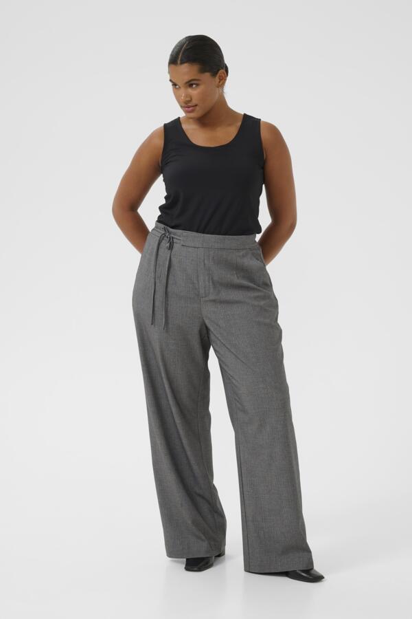 KAFFE CURVE Pinstripe Pants