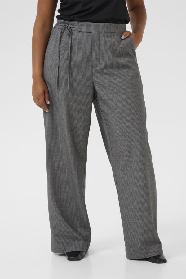KAFFE CURVE Pinstripe Pants