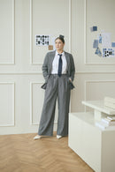 KAFFE CURVE Pinstripe Pants