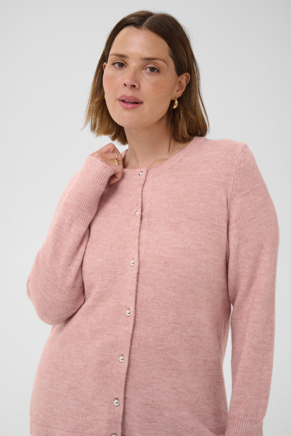 KAFFE CURVE Button Front Cardigan
