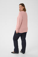 KAFFE CURVE Button Front Cardigan