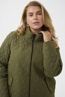 KAFFE CURVE Quilted Jacket