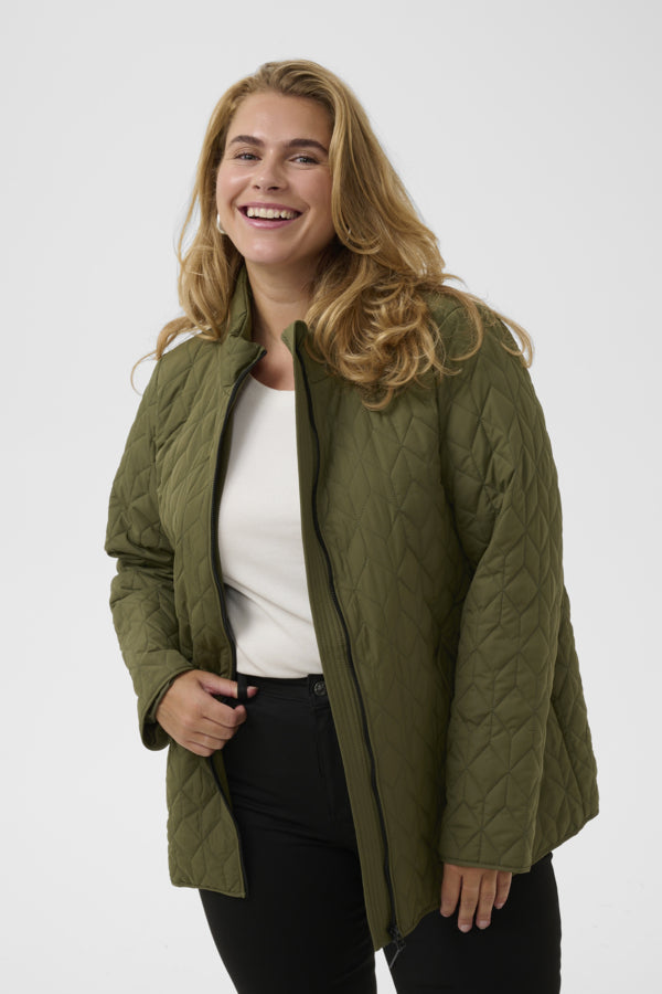 KAFFE CURVE Quilted Jacket