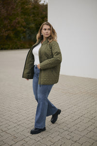 KAFFE CURVE Quilted Jacket