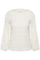 KAFFE CURVE Long-Sleeve Blouse