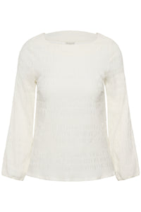 KAFFE CURVE Long-Sleeve Blouse
