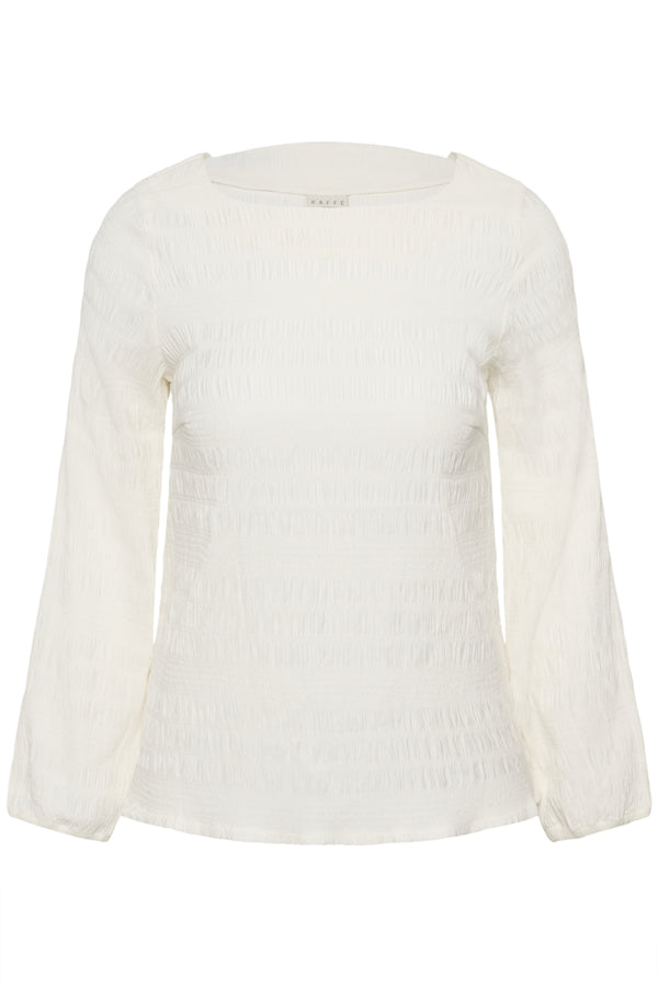 KAFFE CURVE Long-Sleeve Blouse