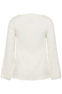 KAFFE CURVE Long-Sleeve Blouse