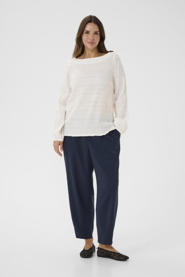 KAFFE CURVE Long-Sleeve Blouse