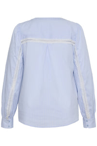 KAFFE CURVE V-Neck Blouse