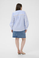 KAFFE CURVE V-Neck Blouse
