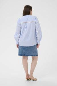 KAFFE CURVE V-Neck Blouse