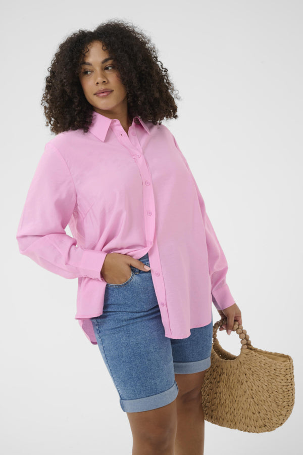 KAFFE CURVE Collared Blouse