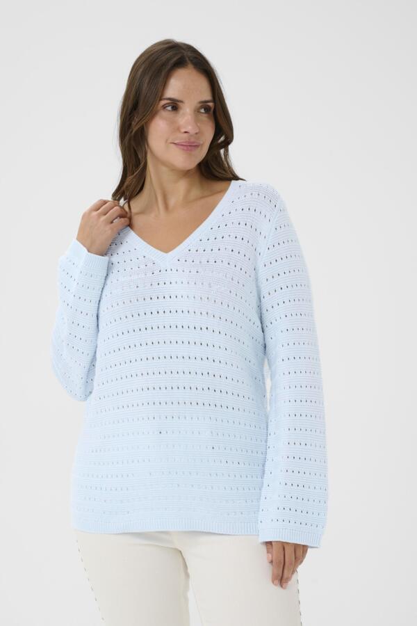 KAFFE CURVE V-Neck Sweater